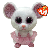 Ty Beanie buddy nina mouse, 24cm - thumbnail
