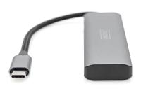 Digitus DA-70246 USB 3.1 Gen 1-hub 4 poorten Met aluminium behuizing Donkergrijs - thumbnail