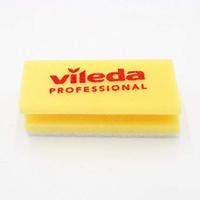 Vileda spons Glitzi Quattro, geel, pak van 10 stuks - thumbnail