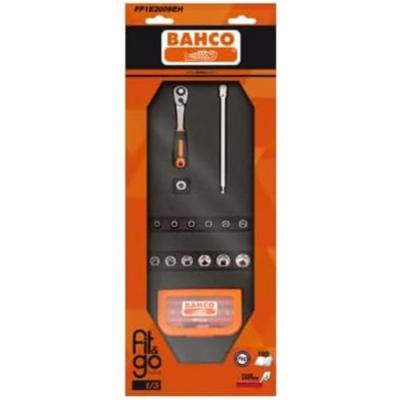 Bahco Foaminlay Fit&Go 1/3 met doppen en toebehoren 1/4" en bits - 46-delig - retailverpakking - FF1E2009EH