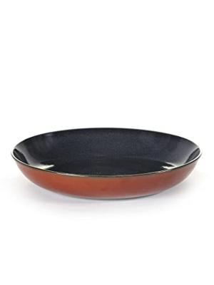 SERAX - Terres de Reves - Pastabord 23,5cm Dark Blue/Rust