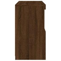 Dressoir met LED-verlichting 60x37x67 cm bruin eikenkleur - thumbnail