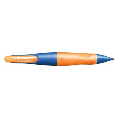 Vulpotlood STABILO Easyergo HB 1.4mm linkshandig ultramarine/neon oranje blister à 1 stuk