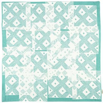 Fair Trade kussenhoes tribal blauw 45 x 45 cm | 12 stuks