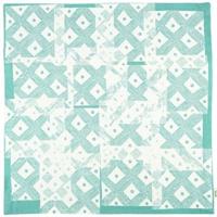 Fair Trade kussenhoes tribal blauw 45 x 45 cm | 12 stuks - thumbnail