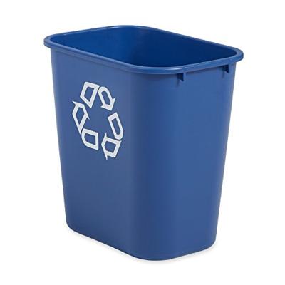 Rubbermaid recylagebak, zonder zijbakjes, 26,6 liter, blauw