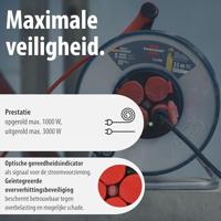 Brennenstuhl Professional SteelCore kabelhaspel SC 3110 IP44 | 33m | H07BQ-F 3G1,5 - 9191330210 - thumbnail