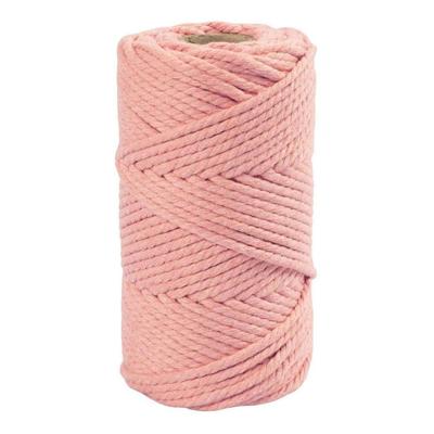 Creativ Company Macrame koord roze, 55m