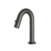 Fonteinkraan Hotbath Dude 1-knop gebogen 19.3 cm Rond Verouderd IJzer - thumbnail