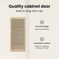 VidaXL Kastdeur 4 pcs naturel 110 x 2 x 49,5 cm massief grenenhout - thumbnail