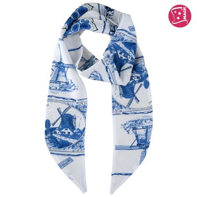 Sjaal / shawl Delfts blauw