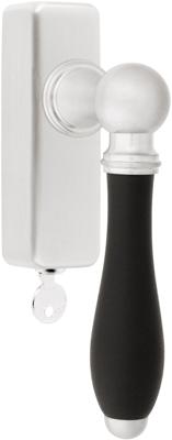 Formani TIMELESS 1815-DKLOCK draaikiepgarnituur afsluitbaar linksdraaiend - mat nikkel/ebbenhout