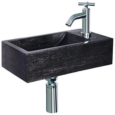 Wiesbaden Matera Fonteinset Natuursteen Rechts 40x23x10.5 cm