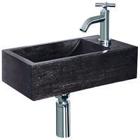 Wiesbaden Matera Fonteinset Natuursteen Rechts 40x23x10.5 cm - thumbnail