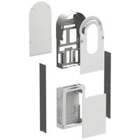 Schneider Electric EVA1RFKS1 eMobility zuil voor 1 Wallbox - thumbnail