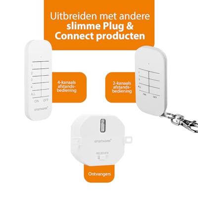 Smartwares SH4-99567 FSK 433 MHz Draadloze wandschakelaar SH4-99567 Smartwares SH4-99567 FSK 433 MHz Draadloze wandschakelaar SH4-99567