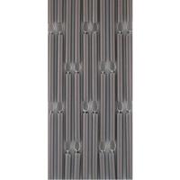 Vliegengordijn Hulzen Verspringen Zilver - 100cm x 240cm - thumbnail