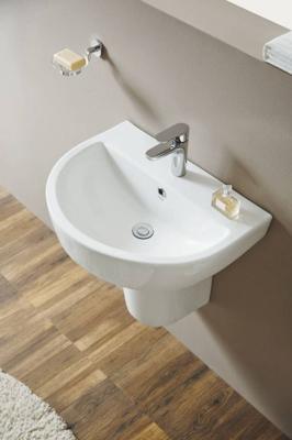 Wastafel Surya 60X45 cm Wit Aqua Splash Wastafel Surya 60X45 cm Wit Aqua Splash