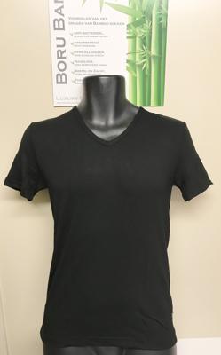 Bamboe heren t-shirt met v-hals