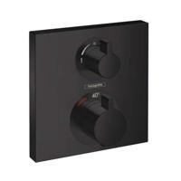 Hansgrohe Thermostaat Afbouwdeel Ecostat Square 2 functies Mat Zwart - thumbnail