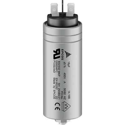 TDK B32332I6156J080 1 stuk(s) MKP-foliecondensator Stekkeraansluiting 15 µF 450 V/AC 5 % (Ø x l) 30 mm x 78 mm TDK B32332I6156J080 1 stuk(s) MKP-foliecondensator Stekkeraansluiting 15 µF 450 V/AC 5 % (Ø x l) 30 mm x 78 mm