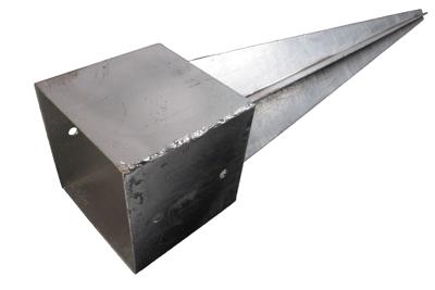 Waelbers Producten/paalhouder met punt 151x151x900 fv Waelbers Producten/paalhouder met punt 151x151x900 fv