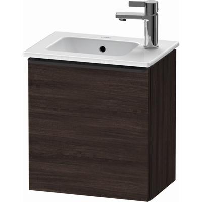 Fonteinkast Duravit D-Neo Wand 410x274x440 mm Rechts Mat Kastanje Duravit