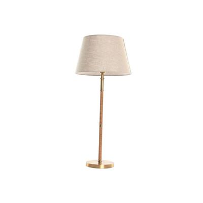 Bureaulamp Home ESPRIT Beige Gouden Natuurlijk 50 W 220 V