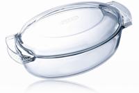 Pyrex ovenschaal ovaal met deksel 5,8L - thumbnail