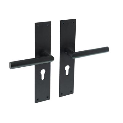 Intersteel Strakke deurklinkJura cilindergat 55mm zwart - 0023.058329