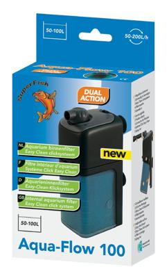 Superfish Aquaflow 100 Filter voor Aquarium - 200 L/H, Tropisch & Koudwater Geschikt - thumbnail