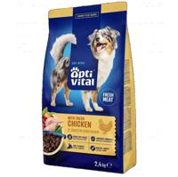 OPTIVITAL With fresh chicken - droog hondenvoer - 2,4kg - thumbnail