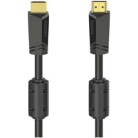 Hama 00205009 HDMI-kabel HDMI Aansluitkabel HDMI-A-stekker, HDMI-A-stekker 10.00 m Zwart 4K UHD - thumbnail