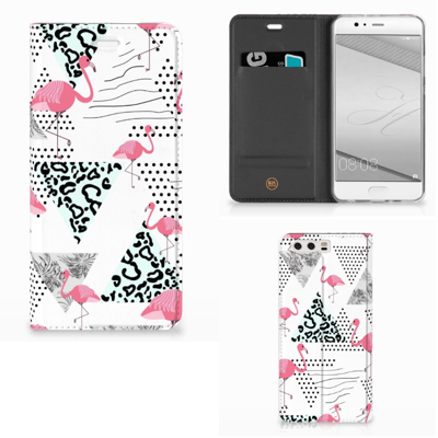 Huawei P10 Plus | Hoesje maken | Flamingo Triangle