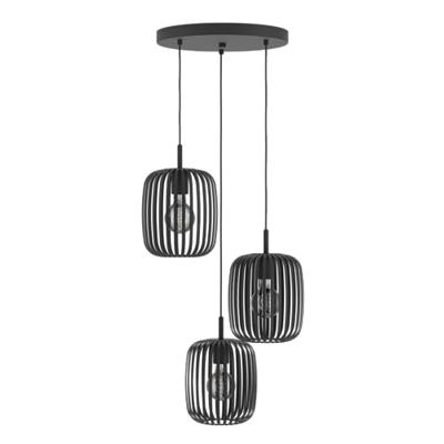 Eglo Zwarte hanglampRomazzina 3-lichts - 900686