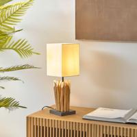 Kave Home Tafellamp 'Boop' Rubberhout - thumbnail