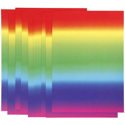 Creativ Company Regenboogpapier, a4, vel 210x297 mm, 180 gr, 10 vel/ 1 doos