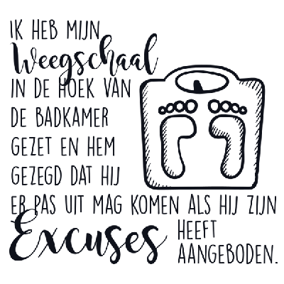 Weegschaal - Muursticker Weegschaal - Muursticker
