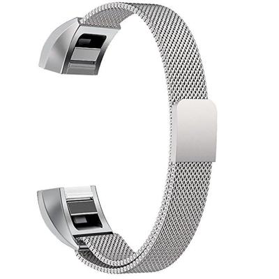 RVS magneet polsband voor FITBIT Alta grootte: klein 130-170mm (zilver)
