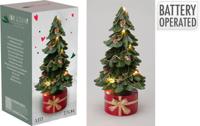 Kerstboom met led 13x27 cm Nampook - Nampook - thumbnail