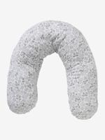 Borstvoedingskussen + beschermhoes Bio Collection ivoorwitte plantaarige bedrukk - thumbnail