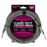 Ernie Ball 6433 Braided Silver Fox instrumentkabel 5,5 meter - thumbnail