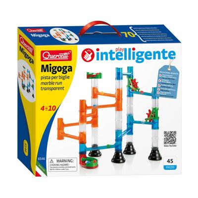 Quercetti knikkerbaan migoga transparant, 45dlg.