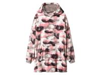 Oversized hoodie (Wit/donkerroze/grijs, L/XL) - thumbnail