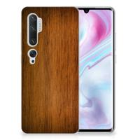 Xiaomi Mi Note 10 Pro | Bumper Hoesje | Donker Hout - thumbnail