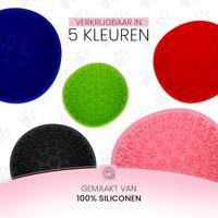 Eat Slow Live Longer Lick Mat Wobble Bowl Pink - thumbnail