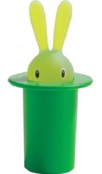Alessi Magic Bunny Tandenstokerhouder kunststof groen Alessi Magic Bunny Tandenstokerhouder kunststof groen