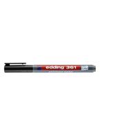 Whiteboardmarker edding 361 rond 1mm zwart | 10 stuks - thumbnail