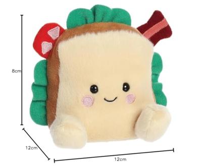 Palm Pals BLT sandwich knuffeltje - 13 cm Palm Pals BLT sandwich knuffeltje - 13 cm