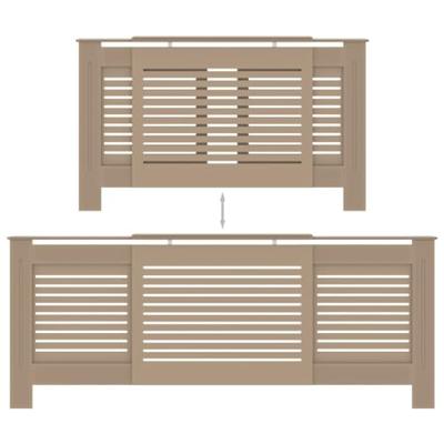VidaXL Radiatorombouw 205 cm mdf - thumbnail